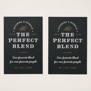 100 Premium Black No Hole The Perfect Blend Tags