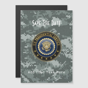 [100] Presidential Service Badge [PSB] Special Ed Magnetic Invitation