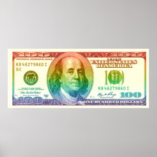 $100 Pride Poster