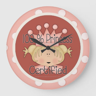 100% Princess Certified Round Wall Clock