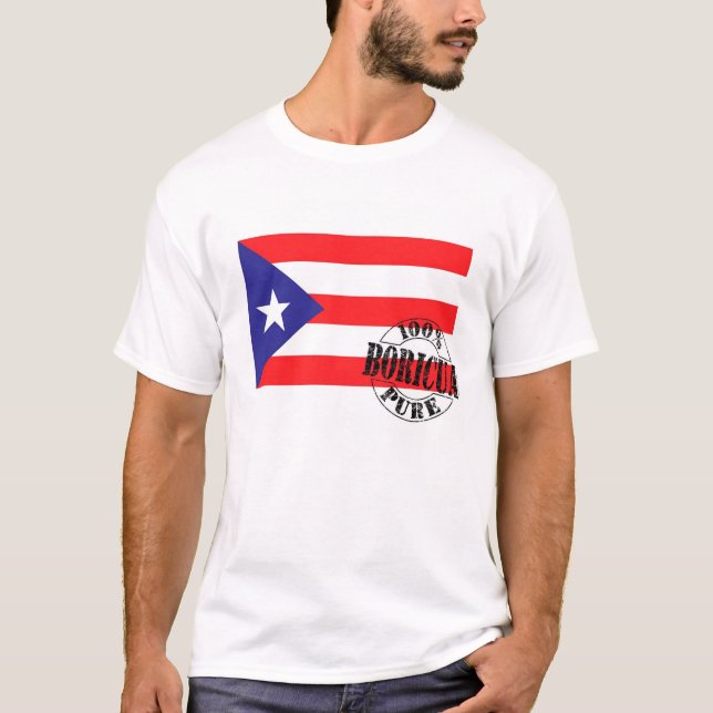 100% Pure Boricua T-Shirt (Front)