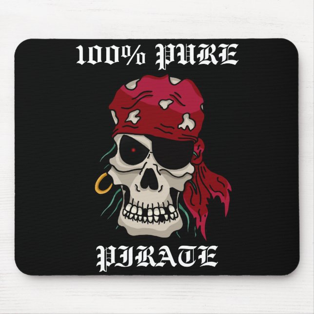 100% Pure Pirate Mouse Mat (Front)