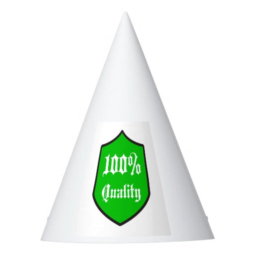 Image of 100 Quality Guaranteed Party Hat