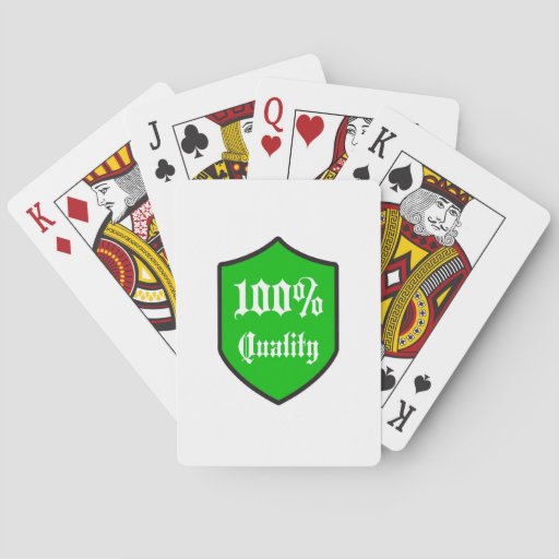 Image of 100 Quality Guaranteed Playing Cards