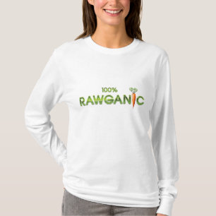 100% Rawganic Raw Food - Carrot (Ladies) T-Shirt