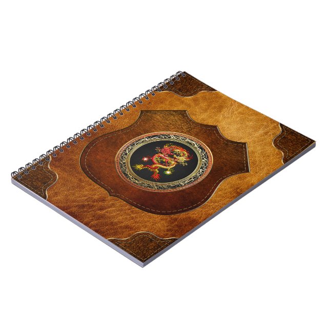 [100] Red and Yellow Dragons Notebook (Left Side)