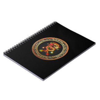 [100] Red and Yellow Dragons Notebook