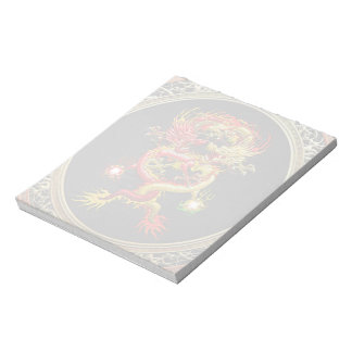 [100] Red and Yellow Dragons Notepad