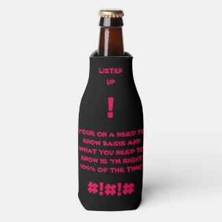 100% Right Custom Bottle Cooler
