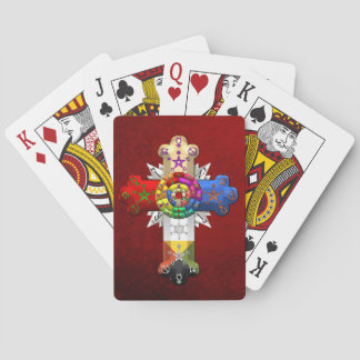 [100] Rosy Cross (Rose Croix) Playing Cards