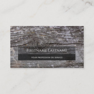 100% rustic natural organic wooden rectangle business card