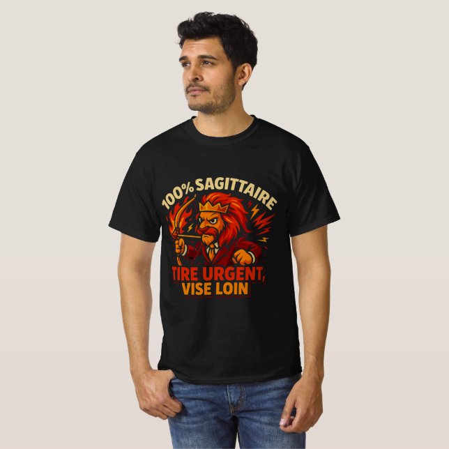 100% SAGITARY T-Shirt (Front Full)