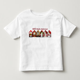 100% Santa Approved Christmas Toddler T-Shirt