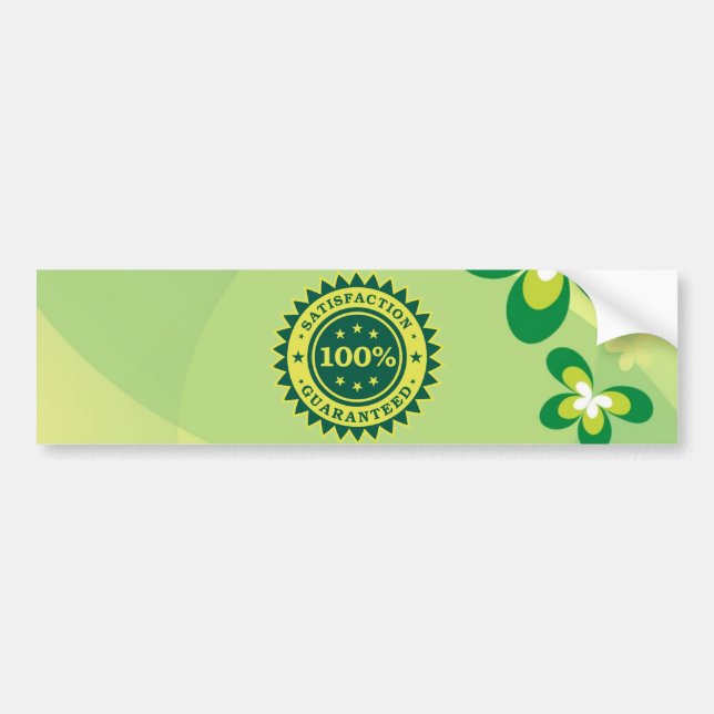 100% Satisfaction Guaranteed Sticker (Front)