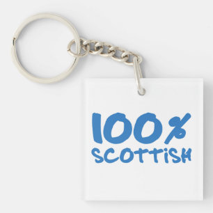 100% Scottish Key Ring