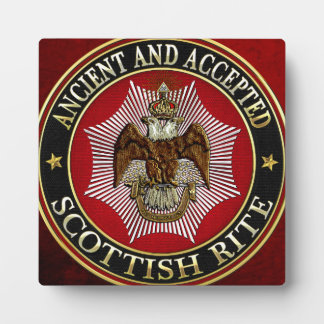 [100] Scottish Rite Double-headed Eagle Plaque