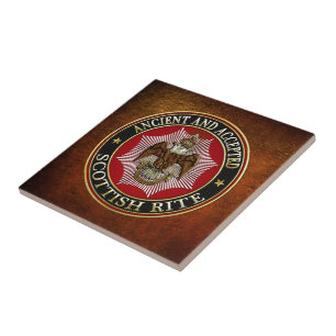 [100] Scottish Rite Double-headed Eagle Tile