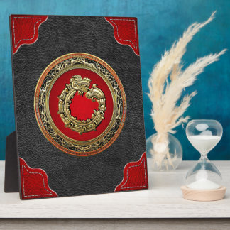 [100] Serpent God Quetzalcoatl [Gold] Plaque