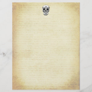 [100] Silver Human Skull