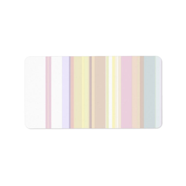 100 Slim : Artistic Soft Colours Patterns Label (Front)