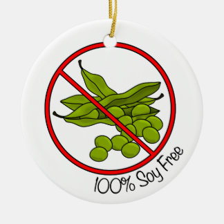 100% Soy Free Ceramic Tree Decoration