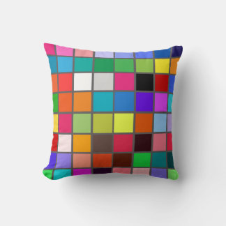 100 Square Tiles Variety Of Colours Cushion