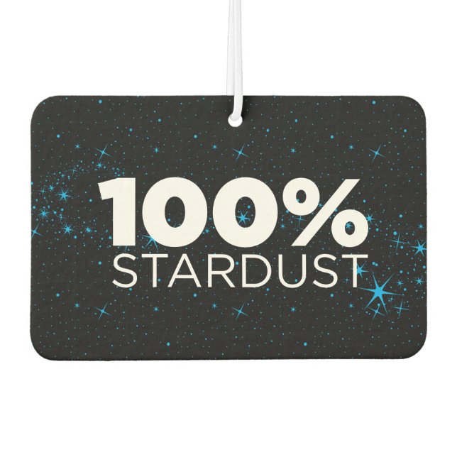 100% Stardust Car Air Freshener (Front)