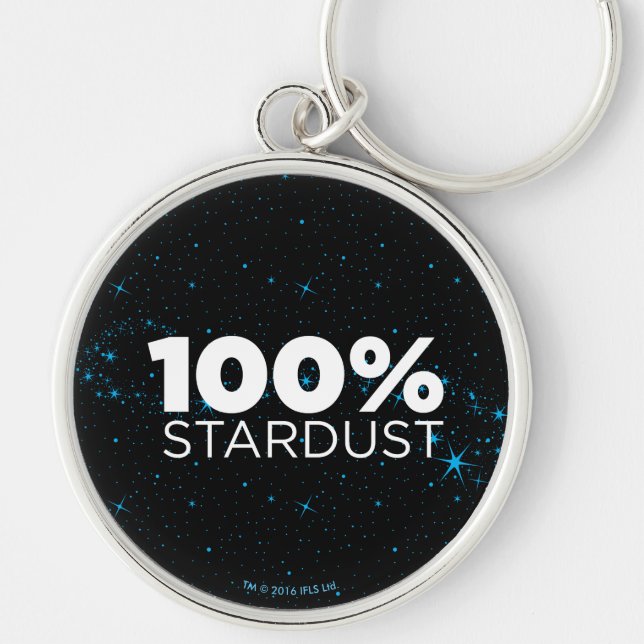 100% Stardust Key Ring (Front)