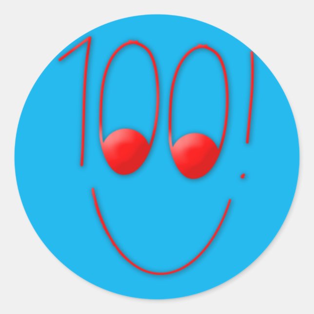 100! Sticker (Front)