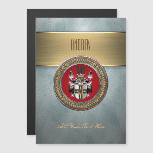 [100] Teutonic Order Coat of Arms Magnetic Invitation