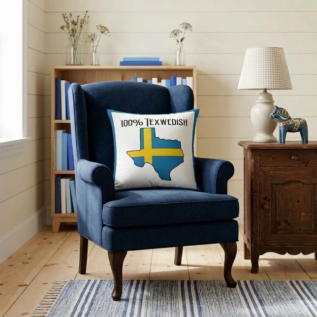 100% Texwedish Throw Pillow (Creator Uploaded)