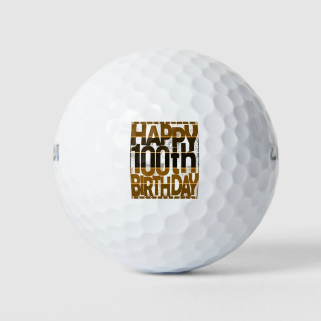 100 th birthday_multi layer of gradient golf balls (Front)