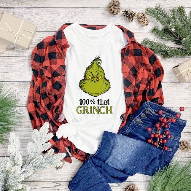 100% that Grinch T-Shirt (Creator Uploaded)