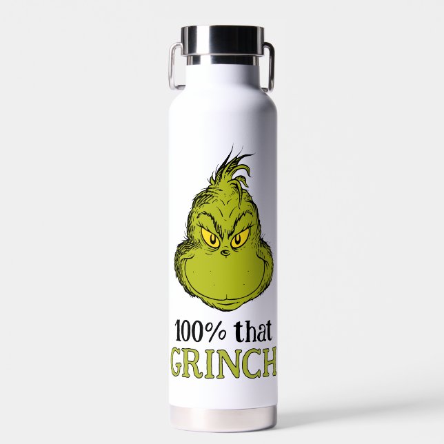 100% that Grinch Water Bottle (Front)