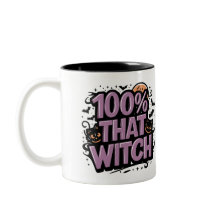 100% That Witch Halloween Personalized