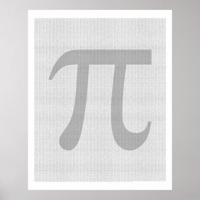 100 Thousand Pieces of Pi Poster (Front)