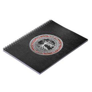 [100] Treasure Trove: Celtic Tree of Life [Silver] Notebook