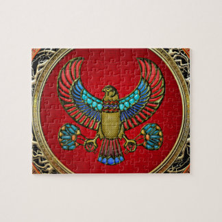 [100] Treasure Trove: Egyptian Falcon Jigsaw Puzzle