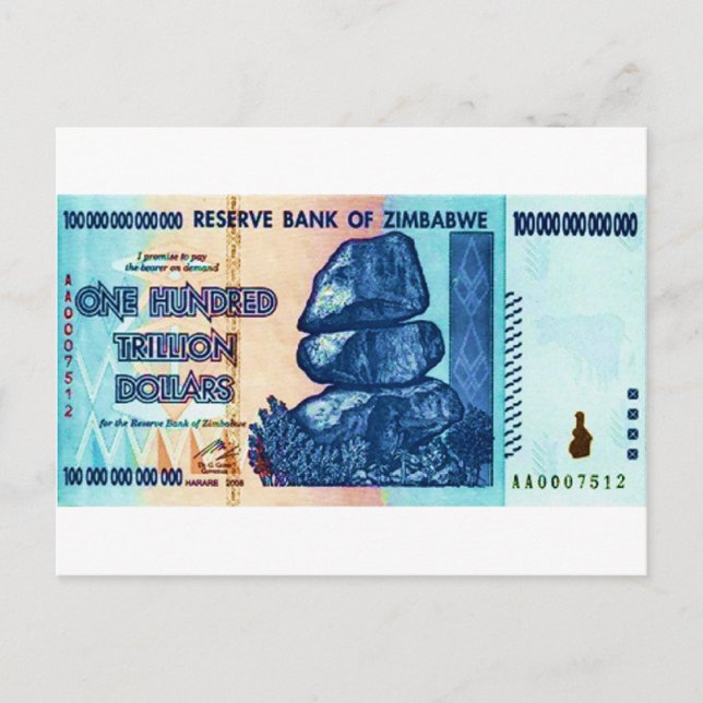 100 Trillion Reasons Postcard (Front)