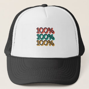 100% TRUCKER HAT