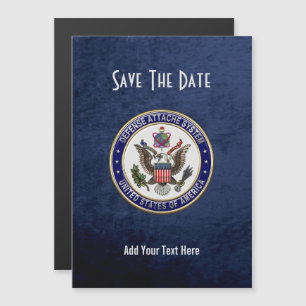 [100] U.S. Defence Attaché System (DAS) Emblem [3 Magnetic Invitation