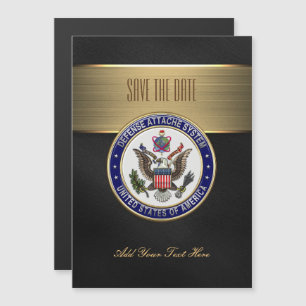 [100] U.S. Defence Attaché System (DAS) Emblem [3D Magnetic Invitation