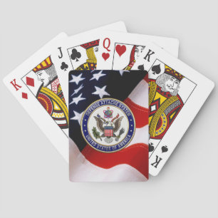 [100] U.S. Defence Attaché System (DAS) Emblem [3D Playing Cards