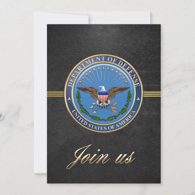 [100] U.S. Department of Defence (DOD) Emblem [3D] (Front)