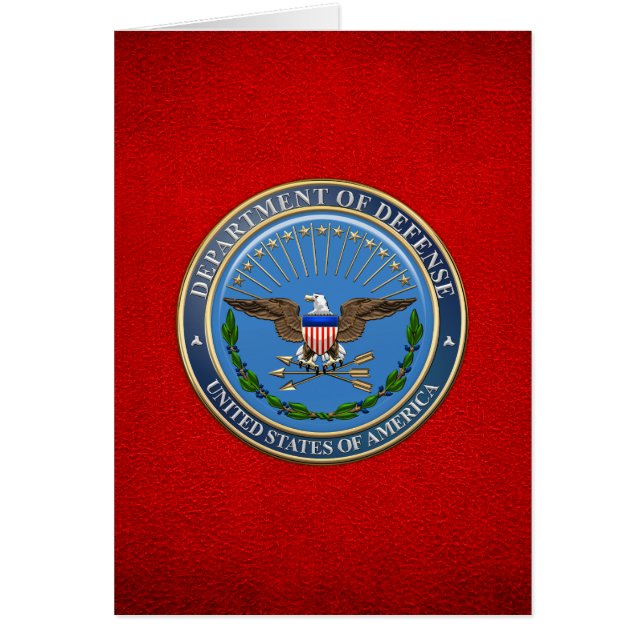 [100] U.S. Department of Defence (DOD) Emblem [3D] (Front)