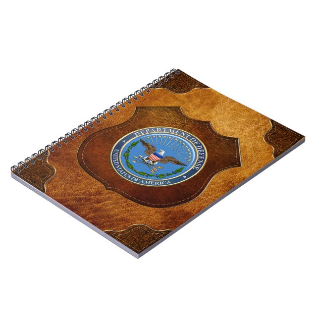 [100] U.S. Department of Defence (DOD) Emblem [3D] Notebook (Left Side)