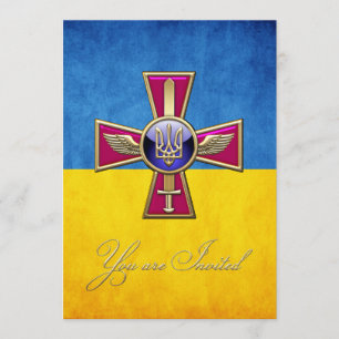 [100] Ukrainian Air Force Emblem Invitation