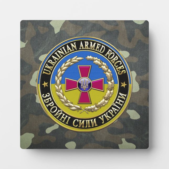 [100] Ukrainian Armed Forces [Special Edition] Plaque (Front)