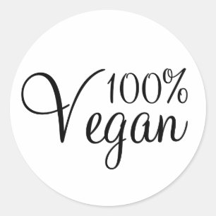 100% Vegan Sticker