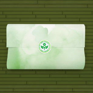100 % Vegan sticker for products and gifts